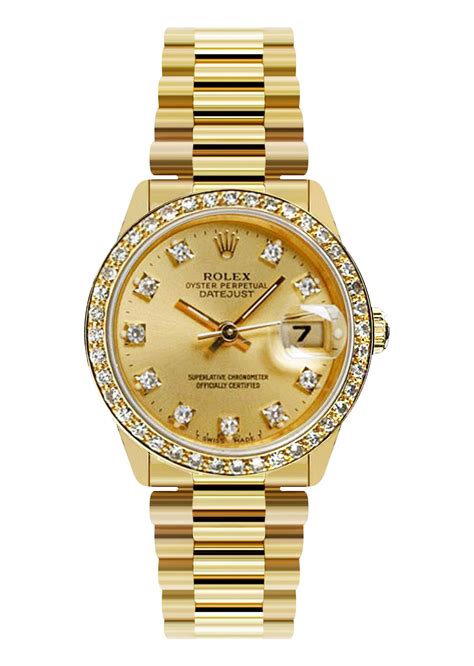 gold rolex womens watch on wrist|ladies Rolex watches sale clearance.